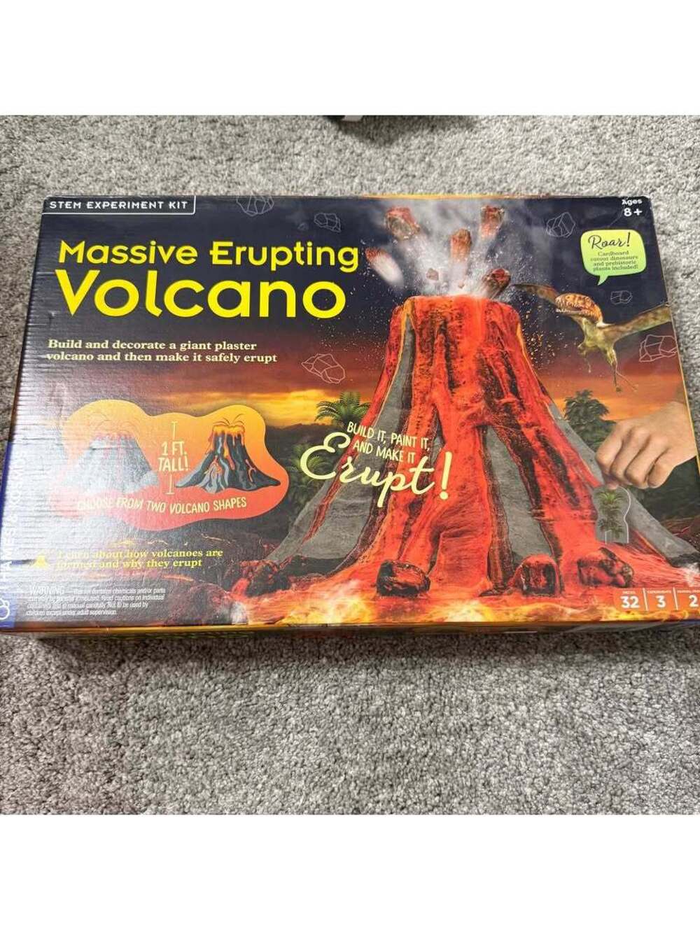 Thames & Kosmos Massive Erupting Volcano STEM Experiment Kit